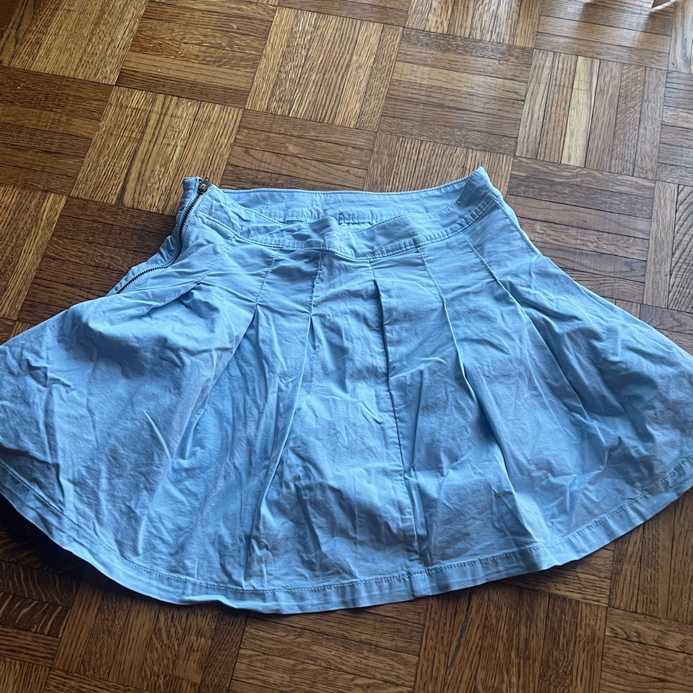 American Eagle Blue Skater Skirt